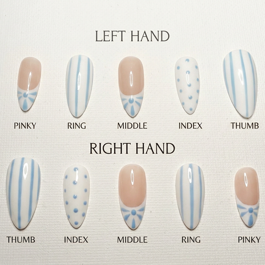 Bluebell Charm Press-On Nails