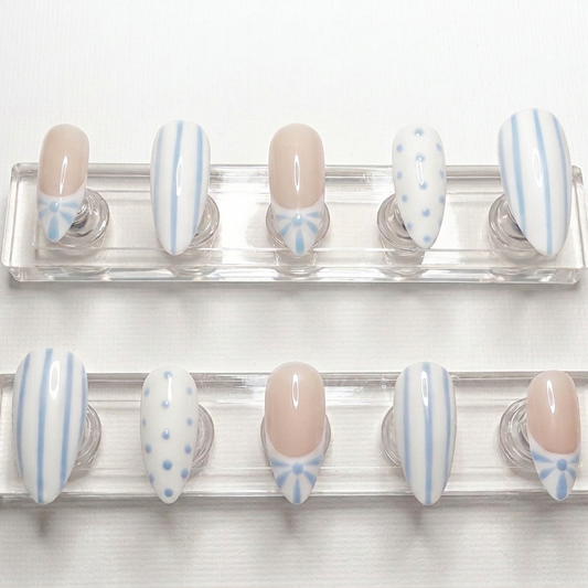 Bluebell Charm Press-On Nails