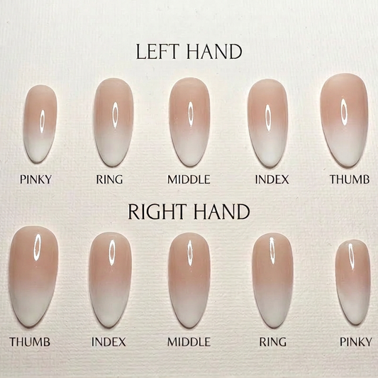 Soft Blush Ombre Press-On Nails